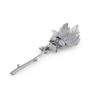 Compra de larga duración a granel elegante diseñador moderno mango de hueso Metal plata acabado utensilios para servir cucharas conjunto para Hotel - Product Image 2