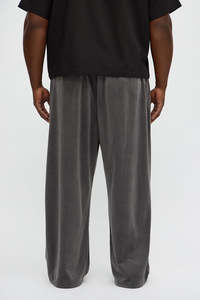 Pantalones Deportivos Holgados de Lona de Cintura Alta, Lavado Ácido, Efecto Desgastado, Estilo Vintage, Ecológicos, para Hombre, Venta al Por Mayor, Nueva Tendencia, Personalizables - Product Image 2