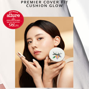 LEHWAYI PREMIER COVER FIT CUSHION GLOW (BLANCO) No.21 Cuidado DE LA PIEL coreano Belleza Blanqueamiento Protector solar Antiarrugas Natural Vegano - Product Image 2