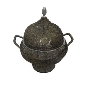 Marmite de stockage des aliments pour la fête de mariage de l'hôtel avec couvercle en argent marmite de meilleure qualité casserole isolée à double paroi marmite isolée - Product Image 6