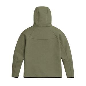 ชุดวอร์มเทคฟลีซวินด์รันเนอร์แบบมีฮู้ดซิปเต็มตัวสำหรับผู้ชาย และกางเกงจ็อกเกอร์ ชุดออกกำลังกายสีเขียวขี้ม้า - Product Image 4