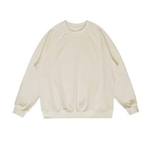 Fabricante de ropa personalizada para hombre 100% algodón grueso peso pesado en blanco ropa de calle de gran tamaño logotipo personalizado sudaderas básicas - Product Image 6