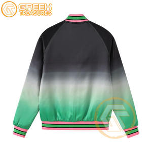 Personalizado Alpha | Kapa Sublimado Satén Bordado Varsity Jacket Sorority Alta calidad Transpirable Alpha Greek Apparels - Product Image 2