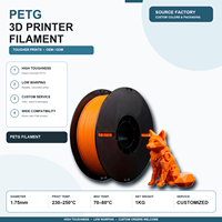 Filament d'impression 3D PETG de fabrication avancée pour une impression stable à haute vitesse, production de matières premières de qualité supérieure