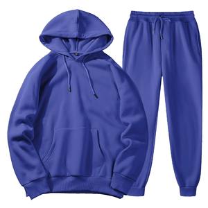 Ensemble de survêtement 2 pièces décontracté pour homme 100% coton marque sweat-shirt et pantalon de survêtement imprimé numériquement tenues de jogging d'hiver - Product Image 1