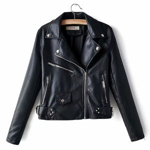 Chaqueta de Cuero Vacuno Regular Vintage Impermeable Ligera y Ecológica para Hombre de Invierno con Forro de Poliéster y Logotipo Frontal - Product Image 5