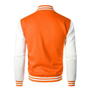 Veste de baseball d'hiver à séchage rapide pour hommes personnalisée vente en gros coupe-vent 100% polyester veste Letterman College fabricant en gros - Product Image 2