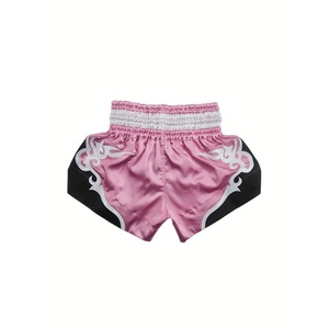 Shorts de boxe Muay Thai de haute qualité, logo personnalisé, impression par sublimation personnalisée, durables, séchage rapide, 100% polyester/nylon satiné MMA - Product Image 5