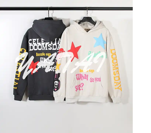 Sweat à capuche surdimensionné pour homme en spandex/coton imprimé sur mesure, pull d'hiver, style streetwear brodé en 3D, écologique, haute qualité - Product Image 6