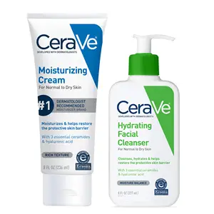 Los mejores productos para el cuidado de la piel CeraVe Crema hidratante CeraVe Limpiador hidratante Mejor para la limpieza e hidratación de la piel