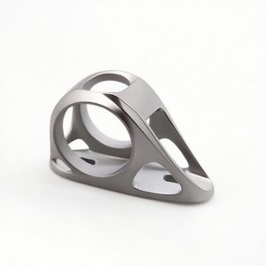 Aleación de titanio de grado 5 ligero Ti6Al4V Abrazadera de asiento de bicicleta impresa en 3D Soporte de computadora de ciclo con fabricación aditiva - Product Image 5