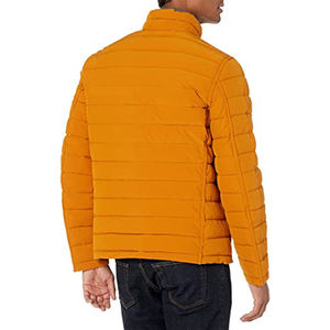 Veste matelassée en duvet noire pour homme sur mesure avec capuche, légère, matelassée, manteau d'hiver, fournisseur en gros - Product Image 6