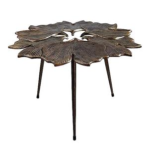 Mesa de centro de metal de diseño Mesa de sala de estar con trípode de metal Soporte de clavija Mesa de centro de lujo - Product Image 4