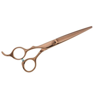 Ciseaux à barbe de salon de coiffure en acier inoxydable de la meilleure qualité avec repose-doigt réglable avec emballage écologique - Product Image 1