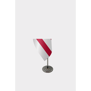Drapeau d'intérieur officiel de l'Ohio avec logo personnalisé, imprimé numériquement en soie et polyester, mât de drapeau en aluminium - Product Image 4