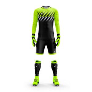 Breathable Long-Sleeved Football Sublimation Goalkeeper Uniform OEM Sports Training Customized Goal Keeper Uniforms Kit - Product Image 6