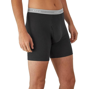 Calzoncillos Bóxer de Tiro Medio para Hombre, Frescos y Transpirables, de Algodón que Absorbe la Humedad, con Logotipo 3D, Sin Arrugas, Lavables a Máquina - Product Image 2