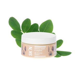 Crème pour les mains et les ongles au moringa oleifera fabriquée en Italie avec des ingrédients biologiques Crème protectrice anti-âge et anti-smog - Product Image 1
