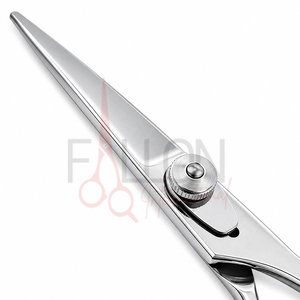 Ciseaux de coiffure professionnels en acier inoxydable, ciseaux de salon argentés, logo personnalisé, ciseaux de coiffure - Product Image 2