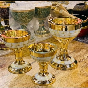 ถ้วยแก้ว3ชิ้นสุดเจ๋งสำหรับใช้ในบ้าน,ถ้วยไวน์ทรงกลมสีทองลายมังกรอุปกรณ์ของขวัญวันพ่อโกธิค - Product Image 1