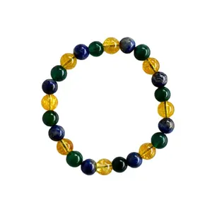 Fabricante Indio de Pulseras de Cristal de Primera Calidad con Diseño Elegante que Promueve la FELICIDAD, Pulsera de Meditación con Piedras Preciosas Curativas - Product Image 1