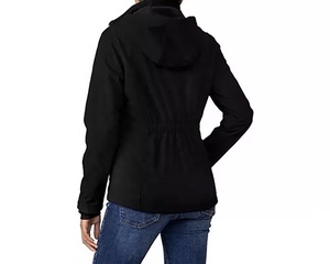 Wholesale Women's Softshell <b>Jacket</b> Women's Softshell Long <b>Jacket</b> with <b>Hood</b> Fleece Lined Windproof Warm up Waterproof Windbreaker - Product Image 2