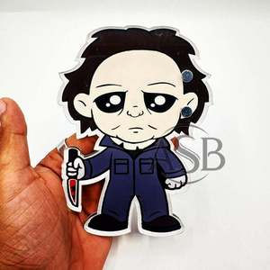 Azulejos de pestañas acrílicas con logotipo personalizado de Halloween con imanes para pinzas, azulejos de pestañas con personaje de dibujos animados de terror con logotipo personalizado - Product Image 5