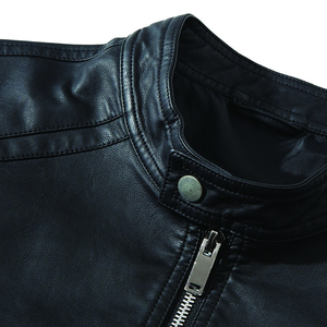 Chaqueta de Cuero para Hombre, Estilo Urbano, Textura Suave, Ajuste Cómodo, Construcción Duradera, Apariencia Elegante, Uso en Exteriores, Venta al Por Mayor - Product Image 5