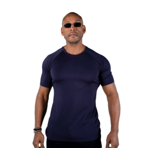 Été Hommes Haute Qualité Crewneck Plus Size Short Sleeve 100% Cotton Custom Street Style Gym Fitness Training Quick Dry - Product Image 1