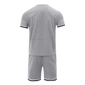Ensemble sweats à capuche et shorts à capuche d'hiver de qualité d'exportation 100% coton vêtements de sport pour hommes Pakistan Logo personnalisé à manches longues Gym - Product Image 6
