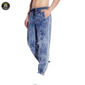 กางเกงผ้าแคนวาสผู้ชายทรงสลิมฟิตแห้งเร็วแห้งไวพร้อมผ้าเช็ดกรดดีไซน์กลางแจ้ง - Product Image 4