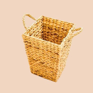 Large Hand Woven Seagrass <b>Basket</b> Laundry Storage <b>Baskets</b> for Home Dirty Clothing Sea Grass <b>Basket</b> for Living Room - Product Image 2