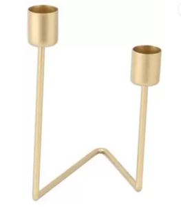 Bougeoir en fer vintage avec support en forme de bâton pour décorations de Noël à la maison - Product Image 3