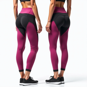 Leggings d'entraînement sans couture vêtements de compression pour femmes pantalons de survêtement taille haute vêtements personnalisés rapides ensemble de yoga fitness pour femmes - Product Image 2