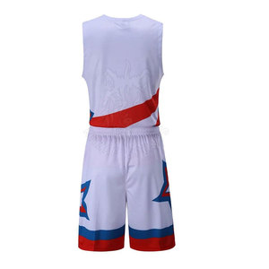 Vêtements de sports de plein air 2025 polyester matériel de haute qualité poids léger meilleure conception logo personnalisé uniforme de basket-ball - Product Image 2