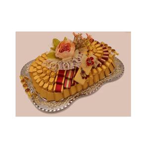 ถาดเสิร์ฟของหวานทองเหลืองเคลือบเงาคุณภาพสูงสำหรับตกแต่ง - Product Image 6