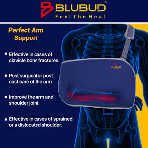 <b>Arm</b> <b>Sling</b> Pouch Adjustable <b>Arm</b> Support for Injury Recovery Comfortable Breathable Lightweight Design for Daily Use - Product Image 4