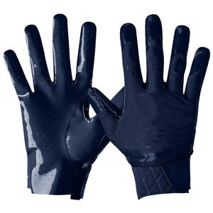 Gants de football américain de conception de logo personnalisé ODM de service d'OEM cuir léger confortable avec entièrement poignée - Product Image 5