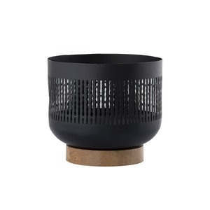 Handcrafted Best Selling Metal <b>Candle</b> Stand With Wooden Base Decorative <b>Candle</b> Holder for Home & Christmas Decor From India 2025 - Product Image 4
