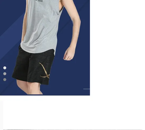 Conjunto holgado de verano en blanco y de poliéster suave para hombre, gran oferta al por mayor, conjunto liso de camisetas y pantalones cortos - Product Image 2