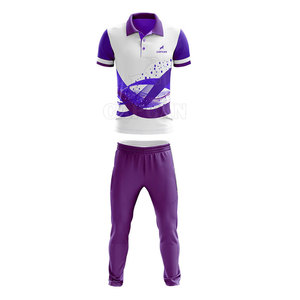 ชุดยูนิฟอร์มคริกเก็ตสำหรับผู้ใหญ่ ดีไซน์สวย ราคาขายส่ง รับทำโลโก้ ผ้าโพลีเอสเตอร์ 100% ระบายอากาศได้ดี แห้งเร็ว มีทุกสี - Product Image 3