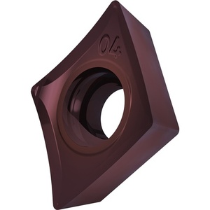 Inserto de Torneado Indexable ISO ECGT 060202E-SF3T8415 D.2.8mm con Recubrimiento PVD, Paquete de 10 para Herramientas de Torneado de Precisión - Product Image 1