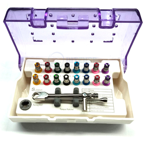 Kit de Restauración de Implantes Universales de 16 Piezas al por Mayor, Llave Dinamométrica Manual de 10-70Ncm para Implantes Dentales con Herramientas a Precio de Fábrica - Product Image 3