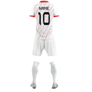 Ropa de Fútbol Unisex de Primera Calidad, Poliéster, Tallas Personalizadas, Color Sólido, Nuevo Estilo, Impresión de Nombres para Adultos, Sublimación - Product Image 3