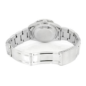 Montre à quartz pour homme en acier inoxydable, sertie de moissanite et de diamants VVS, bracelet 20 mm, cadran 41 mm, verre - Product Image 4
