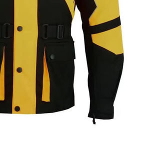 Veste en cuir de haute qualité pour hommes au meilleur prix Textile Cordura imperméable respirant toutes protections vêtements de course automobile pour moto - Product Image 6