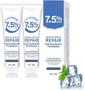 Pasta Dental con 7.5% de Hidroxiapatita (nHAP) para Reparación del Esmalte, Blanqueamiento, Dientes Sensibles, Aliento Fresco y Reducción de Manchas - Product Image 1