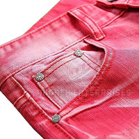 Vente en ligne Meilleur style Jeans solides 100% coton légers personnalisés de haute qualité pour hommes