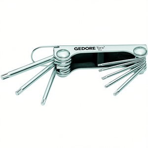 Jeu de clés Allen Torx Gedore 8 pièces dans une collection de clés hexagonales à clip - Product Image 2