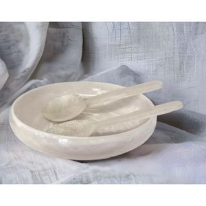 MEANS Friendly Modern Fancy Round Big Size Resin <b>Fruit</b> and Salad Bowls with Top Quality Handmade Serving Bowls Multi - Product Image 4